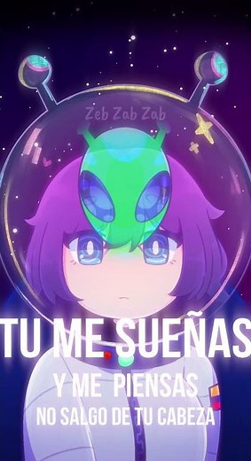 Tu me sueñas :P #animation #art #alien #cute #animationmeme