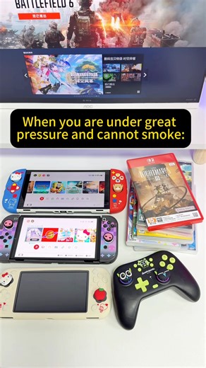 GeekShare+ on Instagram: "When you are under great pressure and cannot smoke: ———— 🥰 Add #geekshare and tag us to get featured! ———— . . . . Global Shop: https://geekshare.com #nintendoswitch #switcholed #nintendoswitcholed #gamergirl #gamingsetup #gaminglife #gamer #gamerguy #gamerlife #nintendolife #pinkgamergirl #gamerlifestyle #girlgamers #kawaii #Switch2 #switch2 #NintendoSwitch2 #nintendoswitch2"