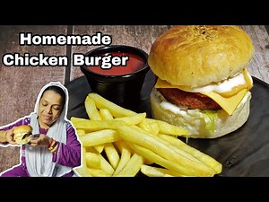 107K views · 1.7K reactions | Homemade Chicken Burger Recipe  | Chicken Patty Burger | Tips And Tricks | New Style kitchen | New Style kitchen | Facebook