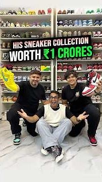 ₹ 1 Crore Sneaker Collection 🔥 India's Biggest❓ #sneakercollector #sneakercloset #sneakerheadpune