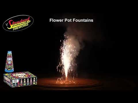 Flower Pot Fountains Standard Fireworks