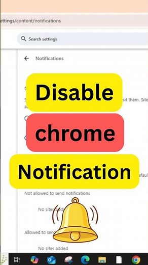 Block Chrome Notifications in Seconds #shorts