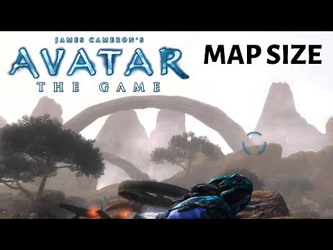 HOW BIG IS THE MAP in Avatar: The Game? Run Across All Maps
