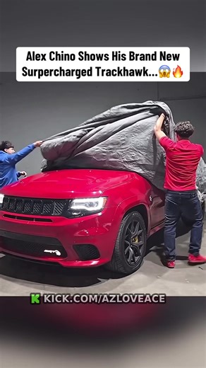 Alex Chino Shows His Brand New Surpercharged Trackhawk…😱🔥 #fyp #viralvideo #alexchino #srt
