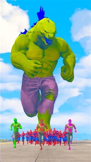 MCU SPIDERMAN BROTHERS IN DANGER ! GIANT HULK-ZILLA SAVES FROM ZOMBIE SPIDER-MAN #17 #shorts