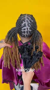 Pipe Cleaner Loc Style✨ book appointment www.NappStar.com #locs #locstylesforwomen | NappStar NYC