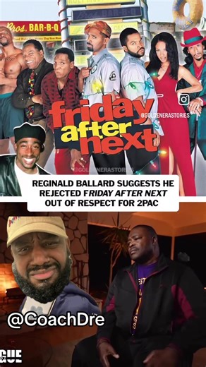 Reginald Ballard said he didn’t want to disrespect 2pacs legacy #reginaldballard #fridayafternext #comedy