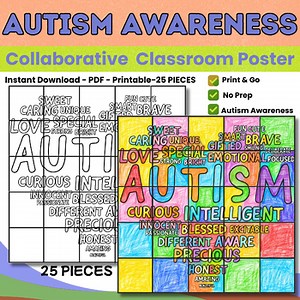 Neurodiversity & Autism Awareness Poster | Inclusive Decor