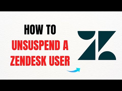 How to Unsuspend a Zendesk User – Full Guide