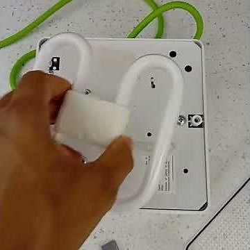 how to replace a GE 2d 16w 4pin low energy saving long life fluorescent lamp with ge 4,65w starter