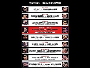 Showtime Boxing Schedule, TRILLER Roll Call, Top Rank Boxing Card!