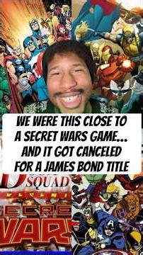 We were this close to a Secret Wars game… and it got canceled for a James Bond title#shorts #video
