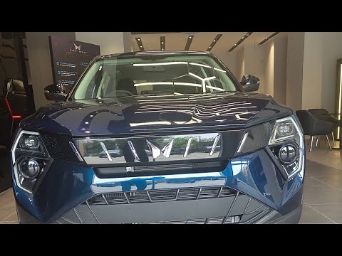All New Mahindra XUV 3XO. MX3Pro Nebula Blue