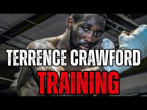 TERENCE CRAWFORD HEAVY SHOTS ON HEAVYBAG