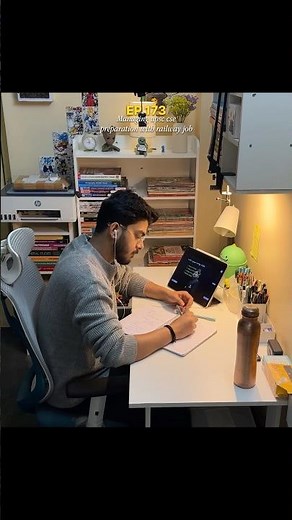 📚UPSC Study Vlog #shorts | Railway To UPSC CSE | MOTIVATION🦍