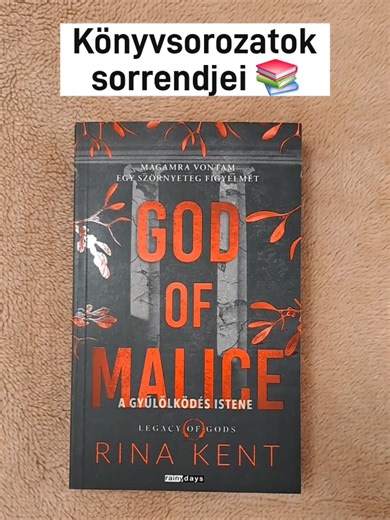 Könyvsorozatok sorrendjei 📚 #booklover #booktok #rinakent #könyvajánló #konyvajanlo @Rainy Days Kiadó