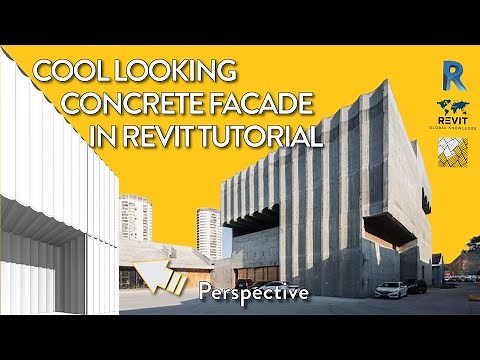 Awesome Concrete Facade Design In Revit