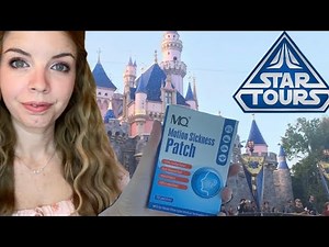 Trying the MQ Motion Sickness Patch from Amazon at Disneyland on Star Tours - Seasick Patches