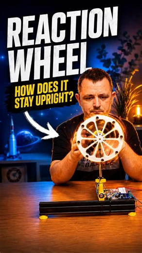 I Built a Reaction Wheel That Balances Itself #esp32