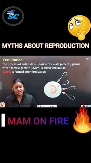 MYTHS ABOUT REPRODUCTION // CLASS -8 // SCIENCE #education #viral #viralvideo #shortvideo