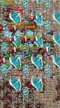 Our druid arrived at the first Tibia Raid, now it's time to rush from level 100 to 500 #tibia