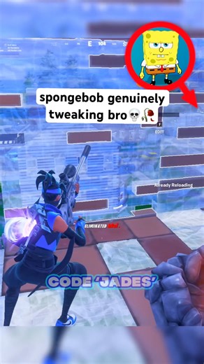 Spongebob Crashing Out in Fortnite Before GTA 6 😭😭😭 #shorts #fortnite