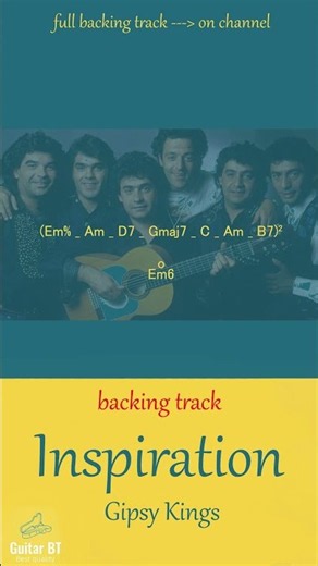 Inspiration | Gipsy Kings Backing Track 🎸 Flamenco Guitar Jam #Shorts