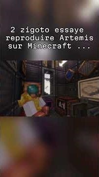 2 neuil essaye de reproduire Artemis 2 mais... #drôle #humour #drole #space #minecraft #clips #goat