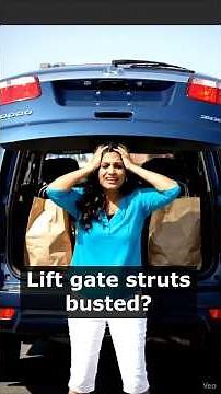 How to replace busted lift gate struts - Honda Pilot 2009-2015 #diy #carrepair #carmechanic #tips