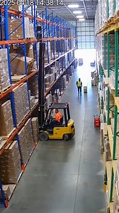 2.5M views · 930 reactions | Forklift Accident Topples Warehouse...