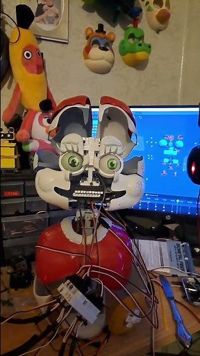 Circus baby animatronic all plates moving