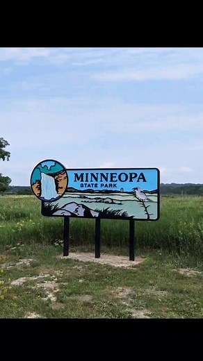📍Minneopa State Park - Mankato, MN #visitmankato #visitmankatomn #exploremn #southernmn @exploreminnesota #stateparks #minneopastatepark #waterfall #bison #buffalo #greenscreen #greenscreenvideo