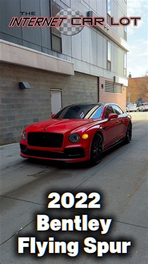 2022 Bentley Flying Spur V8 — Red on Red, 542 HP, Only 19K Miles