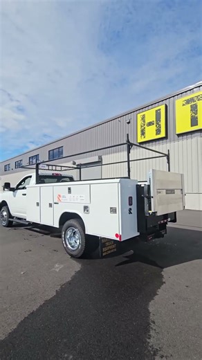 Service body + ladder rack + liftgate = Ready for Work