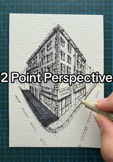 Mastering 2-Point Perspective in Architecture