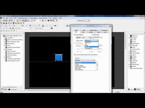 Videotutorial elementos básicos V-SFT con pantalla Technoshot de Fuji Electric