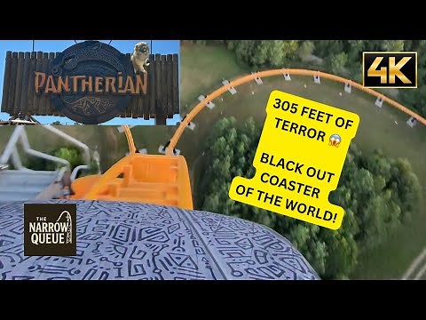 Pantherian 305 (Intimidator 305) Front Row POV | Kings Dominion Giga Coaster