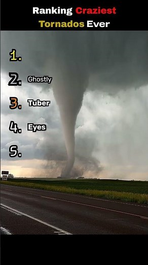 Top 5 Tornadoes Caught on Camera… #1 Is Terrifying #tornado #amazing #storm