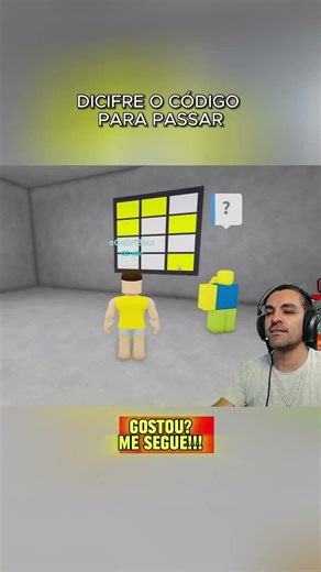 DICIFRE O CÓDIGO PARA PASSAR - #game #gaming #roblox