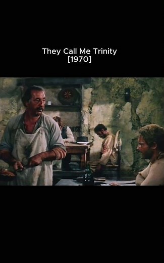 He didn’t say much… he just ate like a legend 🤠|They Call Me Trinity| 1970|#movie #movieclips