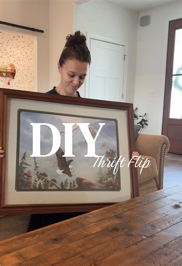 Thrifted Eagle Transformed into Vintage Pantry Decor