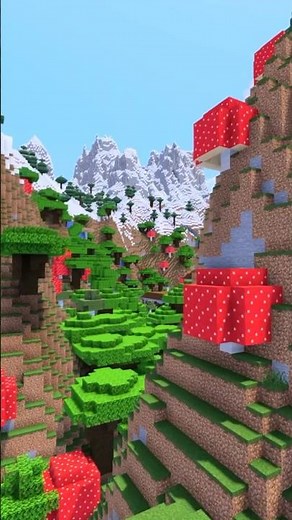 This INCREDIBLE Minecraft Mountain Valley Seed Has a Woodland Mansion!