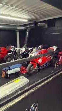 The world’s finest motorbikes are upstairs at Iconic Motorbikes! #honda RC213V-S, #ducati supermono