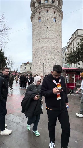 The Galata Tower in Istanbul, Turkey 🇹🇷