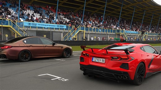 Corvette C8 Vs BMW M5 Competition Drag