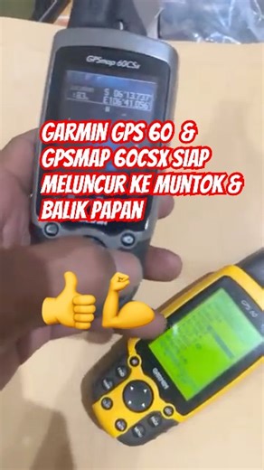 Done Service garmin gps 60i & gpsmap 60csx problem dihidupkan