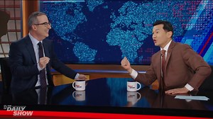 461K views · 18K reactions | Getting a green card is no small feat. Take it from John Oliver and Ronny Chieng | The Daily Show | Facebook