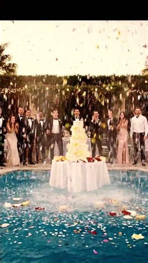 Wedding Cake EXPLODES Into Pool!