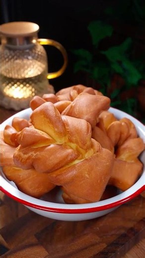 Easy &simple donuts bread recipe. How to make bread without oven. Fast bread. Simple ingredients.