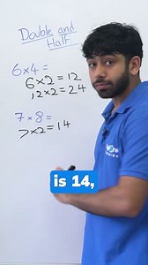 Learn how to simplify multiplication and division with a quick tip from one of our tutors, using the double and half method.💡 #MathsMadeEasy #MathsTutor | Explore Learning